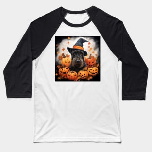 Kerry blue terrier Hallowen Baseball T-Shirt